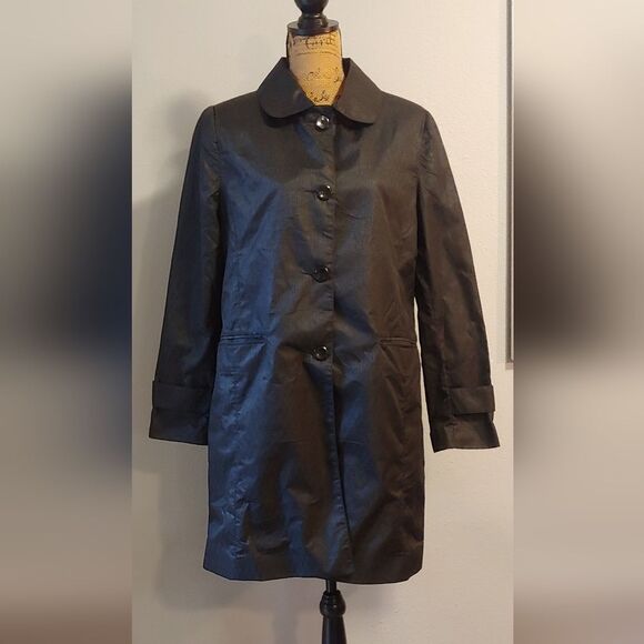 J. Richards International Long Wool Raincoat Sz 12 - Picture 1 of 15